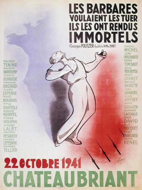 13 affiche fusilles a chateaubriant roger viollet 6567 8