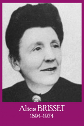 Alice brisset secretaire de la commission feminine a la commission executivede la cgtu en 1925