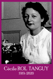 Cecile rol tanguy resistante francaise participe en tant qu agente de liaison a l insurrection parisienne d aout 1944