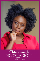 Chimamanda ngozi adichie ecrivaine nigeriane connue egalement comme militante feministe et femme politique