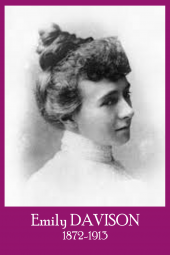 Emily davison sufragette britanique pronant la desobeissance civile