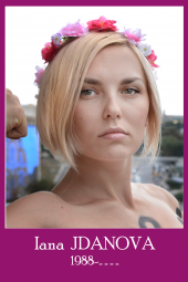 Iana jdanova feministe activiste sociale ukrainienne et une des figures du groupe femen