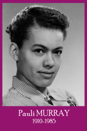 Pauli murray activiste americaine des droits civiques des droits des femmes avocate et ecrivaine