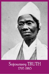 Sojourner truth abolitionniste afro americaine et militante pour le droit de vote des femmes nee de parents esclaves
